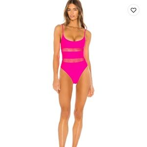 Lovers and Friends Pink one piece swim suit